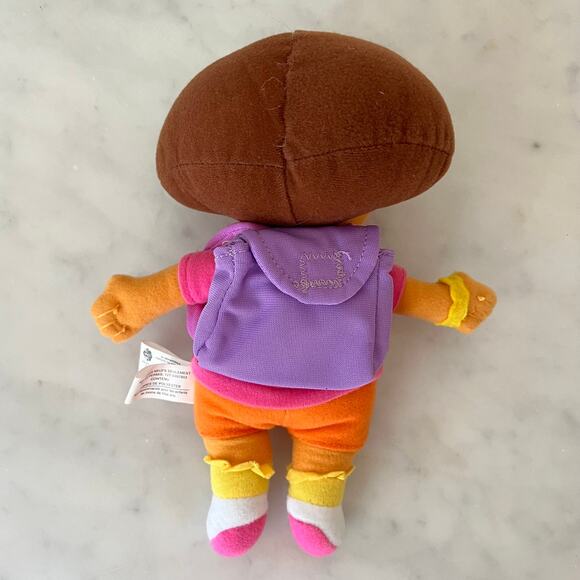 Vintage Y2K Dora The Explorer Small Plush Stuffed Animal / 8.5" - Picture 6 of 9